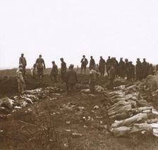 After the attack, Dompierre, Northern France, c1914-c1918