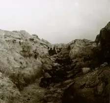 After the attack, Rozieres, France, c1914-c1918
