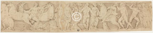 After the Antique: Sarcophagus Lid with the Labors of Hercules, n.d. Creator: Unknown.