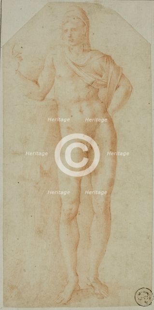 After the Antique: Statue of Paris, n.d. Creator: Giulio Clovio.