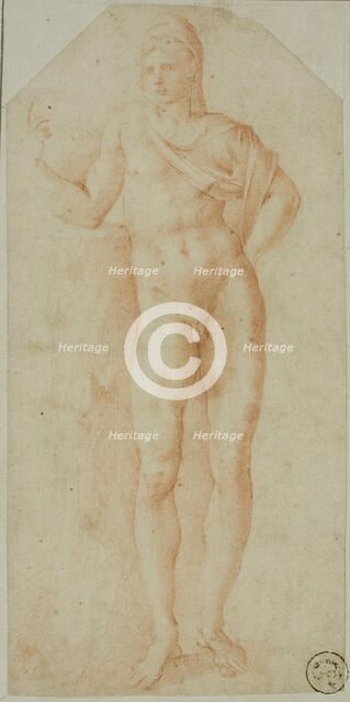 After the Antique: Statue of Paris, n.d. Creator: Giulio Clovio.