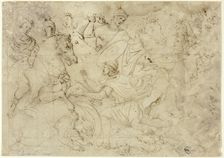 After the Antique: Trajan's Victorious Combat against the Dacians, n.d. Creator: Unknown