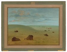 After the Buffalo Chase - Sioux, 1861/1869. Creator: George Catlin