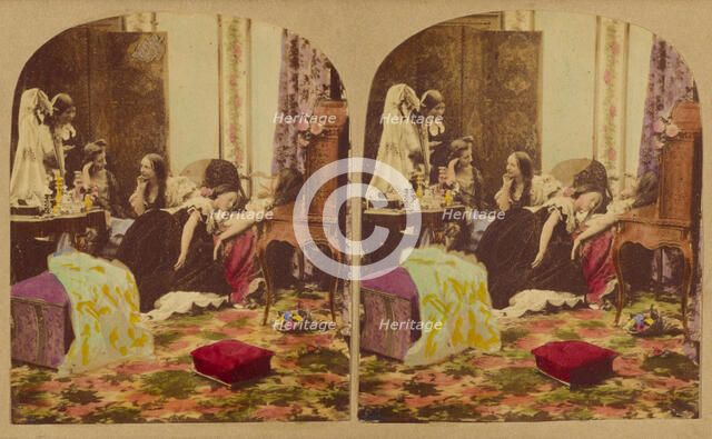After the Ball, about 1860. Creators: London Stereoscopic & Photographic Co, Joseph John Elliott.