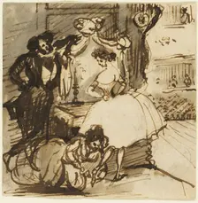 After the Ballet, n.d. Creator: Constantin Guys