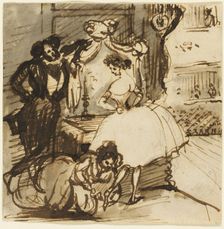After the Ballet, n.d. Creator: Constantin Guys