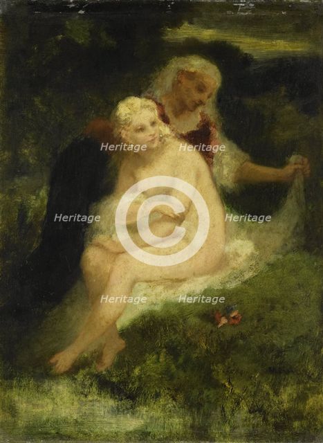 After the Bath, 1860-1876. Creator: Narcisse Virgile Diaz de la Pena.