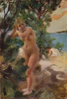 After the Bath 1895. Artist: Anders Leonard Zorn