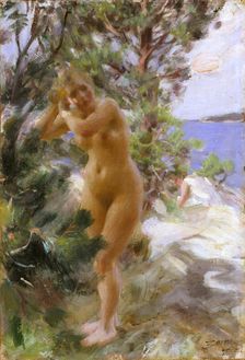 After the Bath, 1895. Creator: Anders Leonard Zorn