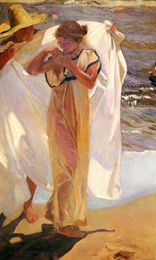 After the Bath 1908. Artist: Joaquin Sorolla y Bastida