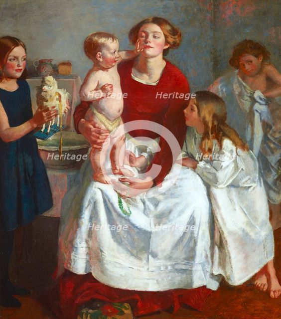 After the bath,  1910-1911. Creator: Henry Tonks.