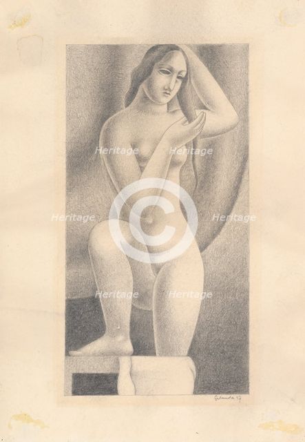 After the bath, 1927. Creator: Mikulas Galanda.