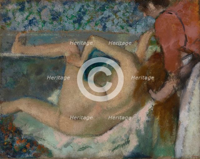 After the Bath, about 1895. Creator: Edgar Degas.