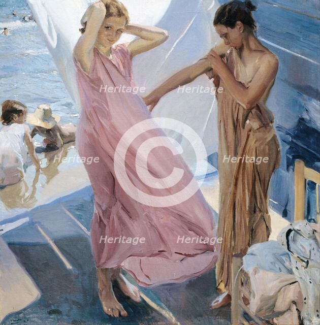 After the Bath. Artist: Sorolla y Bastida, Joaquín (1863-1923)