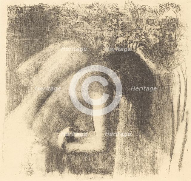 After the Bath (La sortie du bain (Grand planche)), c. 1891. Creator: Edgar Degas.