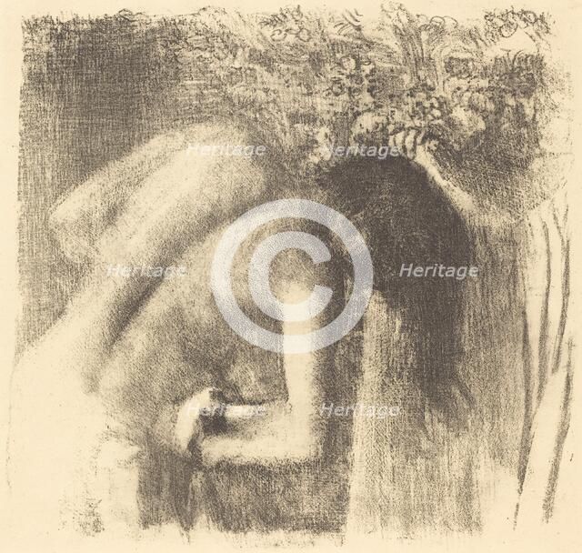 After the Bath (La sortie du bain (Grand planche)), c. 1891. Creator: Edgar Degas.