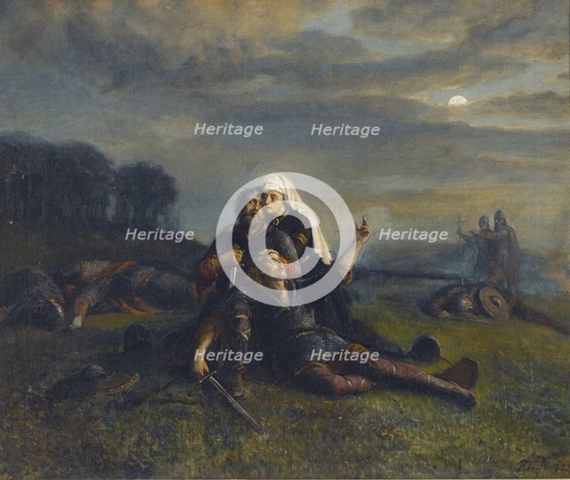 After the Battle. Artist: Arbo, Peter Nicolai (1831-1892)