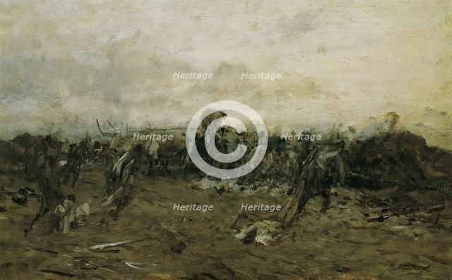 After the Battle, c1850/1860. Creator: August von Pettenkofen.