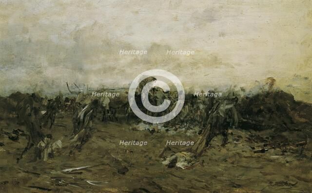 After the Battle, c1850/1860. Creator: August von Pettenkofen.