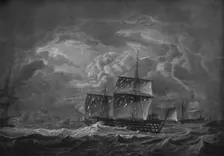 After the Battle of Trafalgar c1806. Artist: Robert Dodd