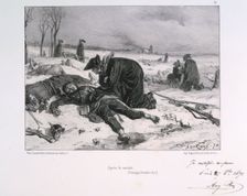 After the Battle of Champigny, Franco-Prussian War, 1870 (1871). Artist: Auguste Bry