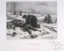 After the Battle of Champigny, Franco-Prussian War, 1870 (1871). Artist: Auguste Bry