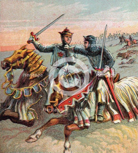 'After The Battle Of Crecy, 1346', (c1850). Creator: Unknown.