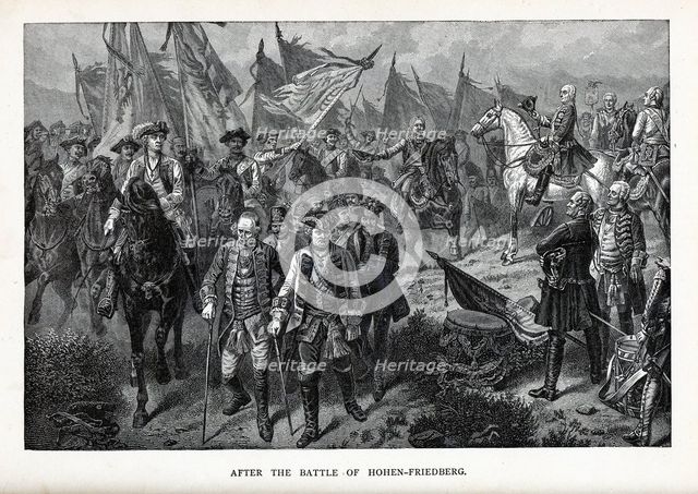 After the Battle of Hohenfriedberg, 1882. Artist: Anonymous  