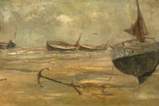 After the Catching of Fish, c1860-1890. Creator: Louis Artan