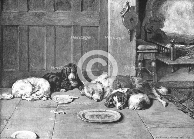 "After the Christmas Dinner" ', 1890. Creator: Edward Brice Stanley Montefiore.