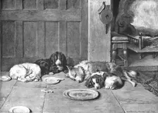 "After the Christmas Dinner" , 1890. Creator: Edward Brice Stanley Montefiore