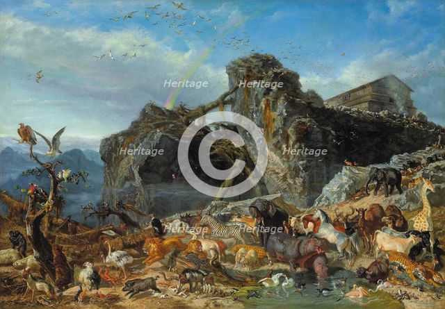 After the Deluge, ca 1865. Creator: Palizzi, Filippo (1818-1899).