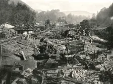After the earthquake, Gifu, Japan, 1895. Creator: Unknown
