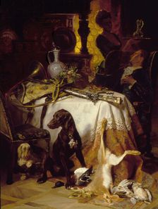 After the Hunt, 1870. Creator: David Dalhoff Neal