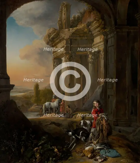 After the Hunt, c.1656. Creator: Jan Baptist Weenix.