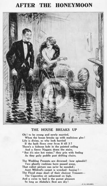 'After the Honeymoon - The House Breaks Up', 1927. Artist: Unknown.