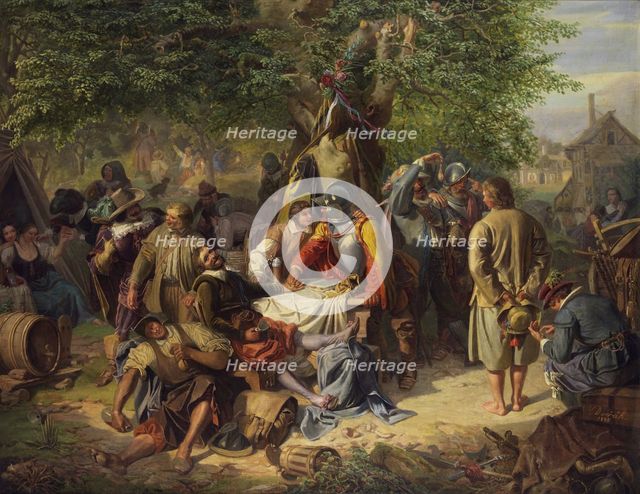After the looting, 1848. Creator: Dvorak, Antonin (1817-1881).