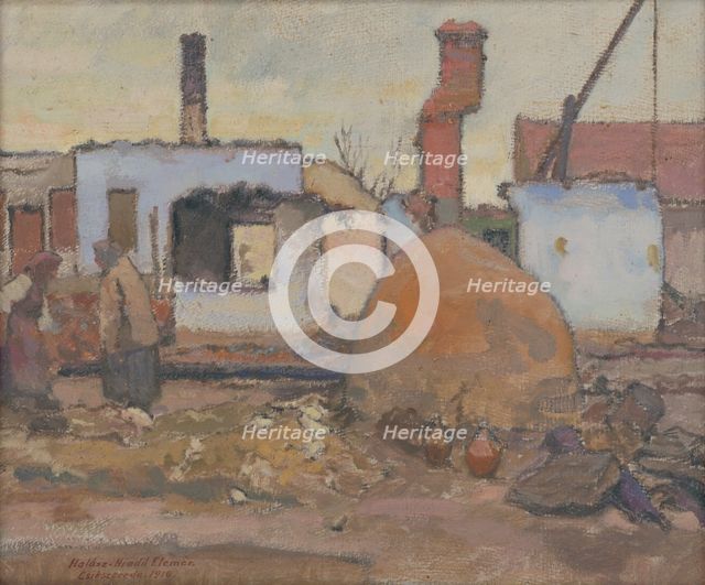 After the Passage of the Front, 1916. Creator: Elemír Halász-Hradil.