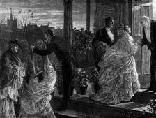 After the Party - drawn by E. F. Brewtnall, 1873. Creator: William Hollidge