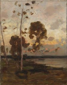After the Sunset, Landscape from aland, 1886. Creator: Victor Westerholm