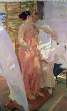 After the swim Oil, 1915 by Joaquin Sorolla