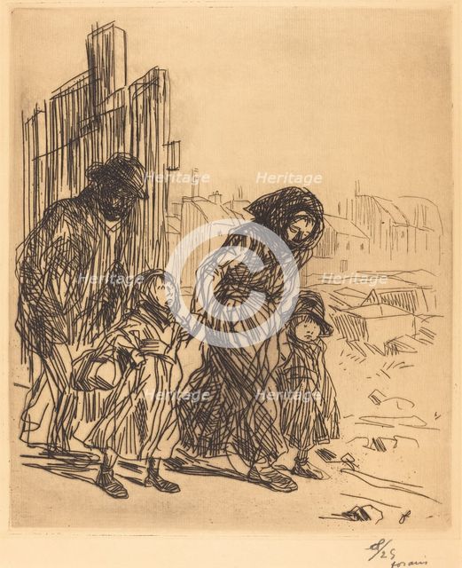 After the Seizure, 1908. Creator: Jean Louis Forain.