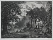 After the Shower. Creator: François-Louis Français (French, 1814-1897)