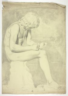 After the Spinario, 1775. Creator: John Downman