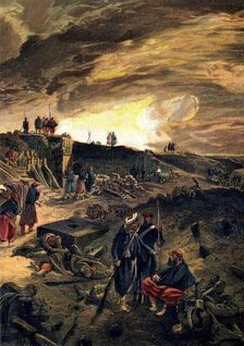 After the Taking of Malakoff on 8th September 1855 c1855. Artist: William Simpson