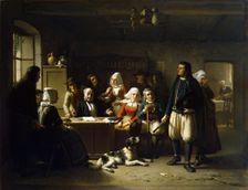 After the Unsealing of the Will, 1869. Creator: Theodore Bernard De Heuvel