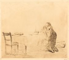 After the Vision (second plate), 1902/1907. Creator: Jean Louis Forain