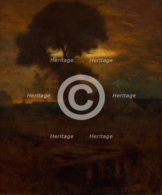 Afterglow, 1893. Creator: George Inness.