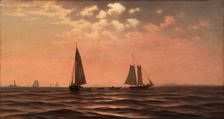 Afternoon on Saco Bay, Coast of Maine, 1874. Creator: William Frederick De Haas