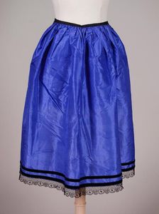 Afternoon apron, American, ca. 1865. Creator: Unknown